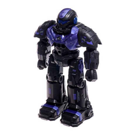 Radio -controlled robot "Hero", sound and light effects, purple color-2