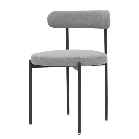 Loter chair, 510 × 510 × 770 mm, Builder, dark gray color-2
