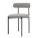 Loter chair, 510 × 510 × 770 mm, Builder, dark gray color