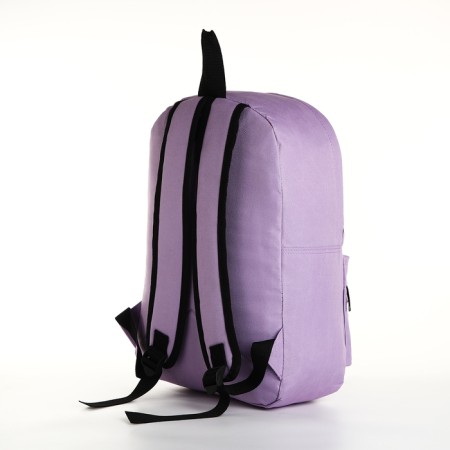 Youth backpack on lightning, external pocket, lilac color-3