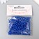 Set of beads "needlework" plastic, diameter 4 mm, 25 g, royal blue