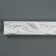 Ceiling plinth 206049, white 43x43x2000 mm