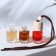A set of flavorings with a replaceable vanilla block, forest berries, black ice