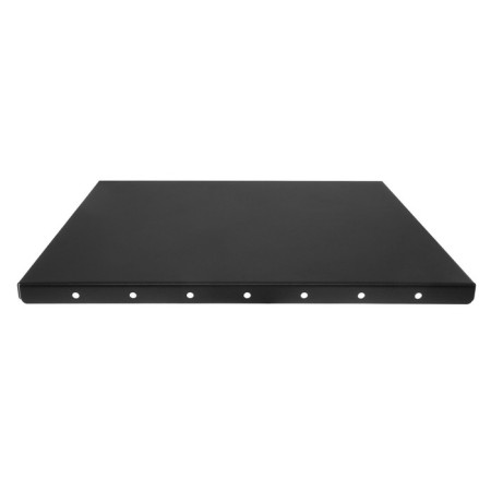 Metal shelf 400x300 mm for storing heavy cargo, wall, black-3