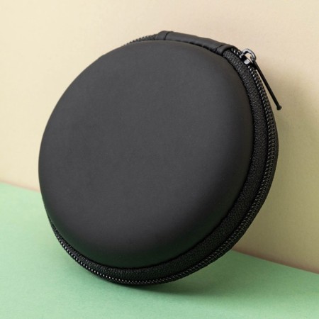 Luazon headphones, round 8x8x3 cm, leatherette-2