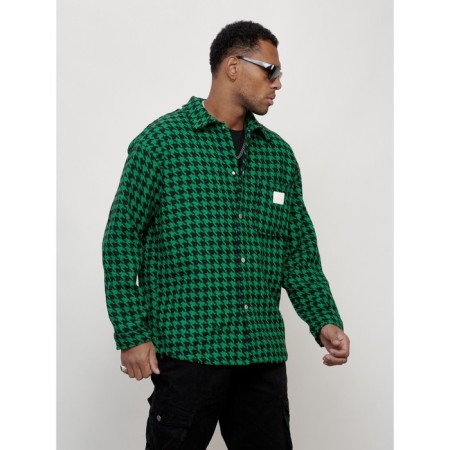 Male windbreaker, size 50, green color-2
