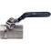 Ballic Aqualink, PN 50 tap, internal/internal thread 1 ", handle, nickel.