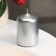 Candle - cylinder, 4x6 cm, 9 hours, silver