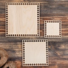 A set of blanks for knitting 