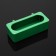 Bird feeder internal matte 15 x 6.5 x 4.5 cm, green