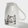 Porcelain share mug "Kis-kis-Mau", 350 ml, white color