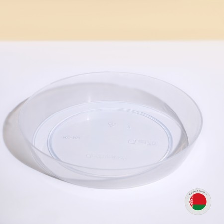 Patron for the pot, d = 17 cm, plastic, transparent-2