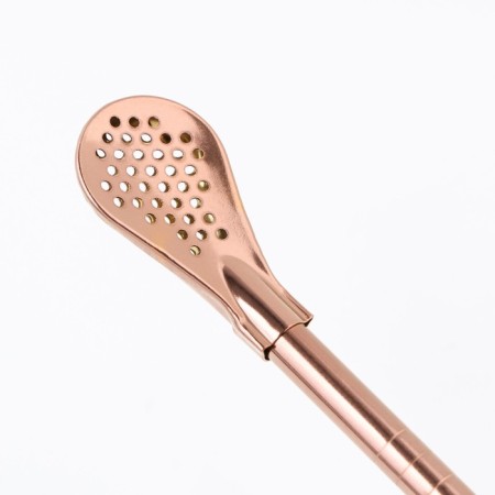 Jerba Mate mini bombilli, set 2 pieces with brushes for cleaning, bronze, L-18.5 cm-3