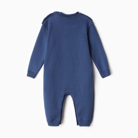 Combine Knitted Minaku, height 74-80, blue color-10