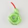 Soft toy "Snake" shiny, 11 cm, green color