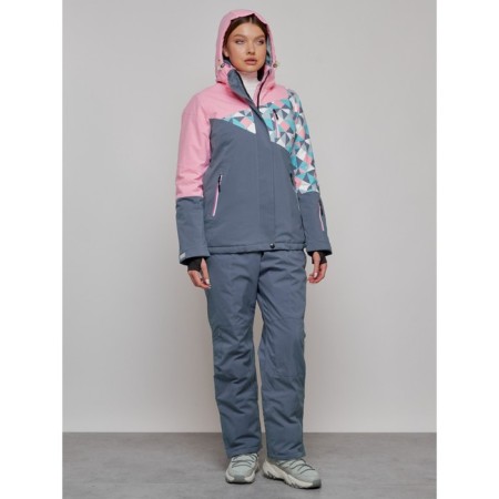 Ski suit female, size 50, pink color-2