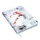 Leduced Diary A5, 160 sheets, Devente.elizabeth, solid cover of artificial leather with foam rubber, color cut, a, clock 70 g/m2, gray