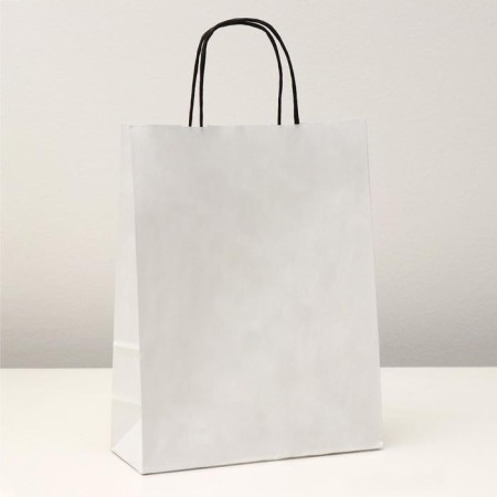 Crafts, white, 25 x 11 x 32 cm, black handle