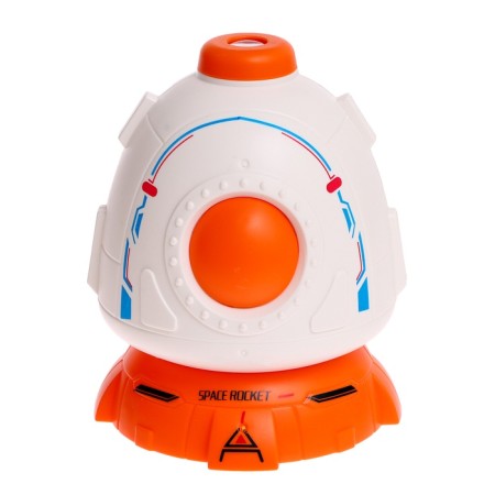 Space Projector "Rocket", 8 pictures, sound, light, in a bag-1