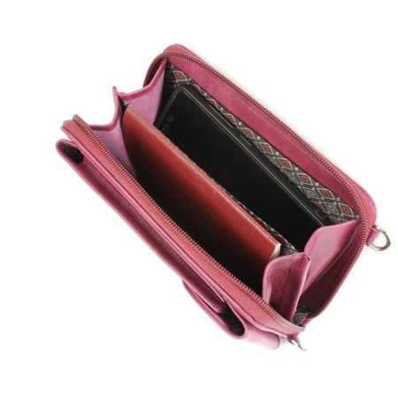 Cross-Bodi bag, lightning department, burgundy color-2