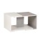 CHARTE CHETER table, 700x500x350, concrete/white