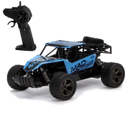 Radio -controlled jeep "Crazy racer", a metal case, works from the battery, mix