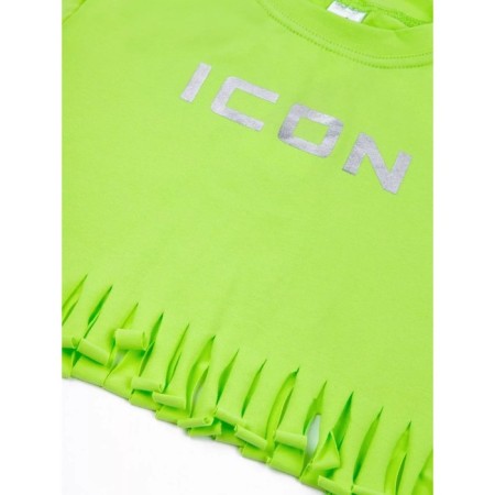 T -shirt for girls, height 128 cm, light green color-9
