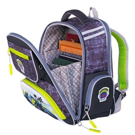 Frame backpack 35 x 26 x 18 cm, Across ACS1, filling: bag, blue ACS1-3-5