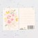 Bir-shredik "Universal" bouquet of flowers, white background, 8x5.5 cm