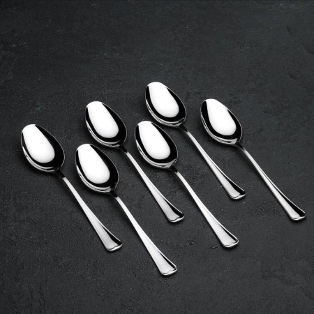 Dessert Garde spoon "Mondial", h = 17 cm, thickness 2.5 mm, silver color-1