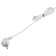 Electric towel Zein PE-05 "Victoria", 500x600mm, 4 shift, dimmer, white