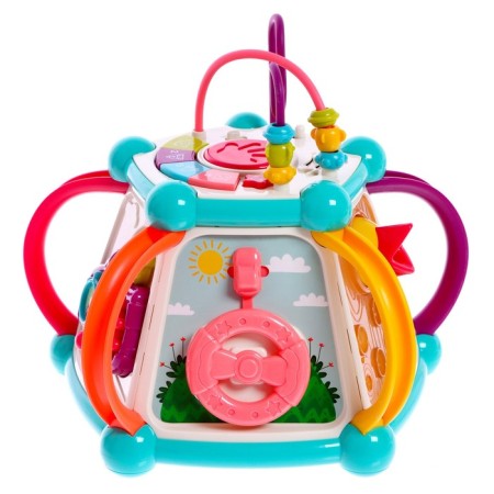 Developing toy "Logic Center", light and sound effects, works from batteries-2