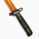Wooden weapons, children's souvenir "gold", knife bayonet, 29 x 7 cm