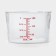 A container for washing powder and air conditioning, with a measured glass, 1800 ml