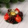 Summary for one candle "Balls" OT-2 cm, red