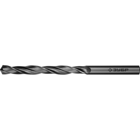 Zubrov metal drill, steel P4M2, cylindrical shank, 10 x 133 mm, class in
