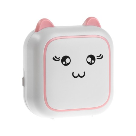 Mini-printer LPR-19, Ture-S Cable, Cat Pink-White-4