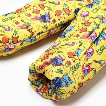 Combineson children, yellow color/animals, height 86-92 cm-3