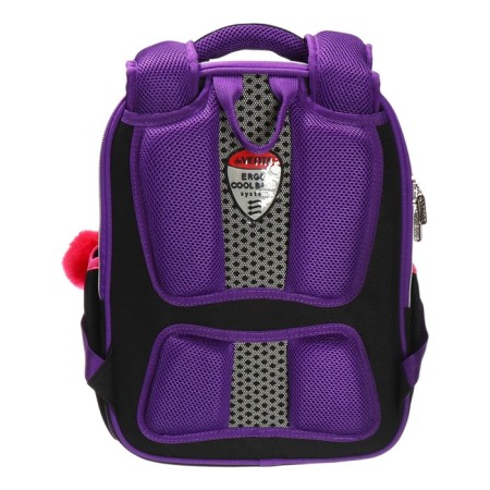 Frame backpack 35 x 27 x 13, Devente Junior 14l, Anime Girl, black/purple + keychain 7033400-5