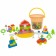 Designer "Builder", 68 elements, in a bucket of maxi with a lid