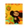 Notebook of 12 sheets in the cage of the multi-gun "Cheburashka", cover coated cardboard, an offset unit, 70 g/m2