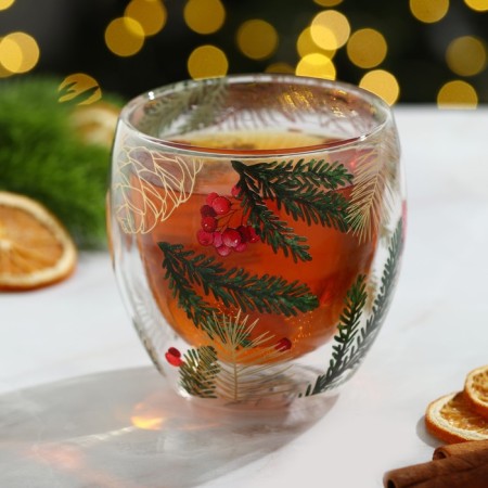 A glass with double walls "Winter Stories", 250 ml-2