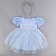 Carnival set "Stylish Princess": rim, blue dress, height 98 cm