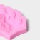 Mold Dolyana "Fire", silicone, 8 × 6.5 × 1 cm, pink color
