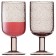 A set of glasses for the wine Liberty Jones Flowi, 410 ml, 2 pcs, pink color