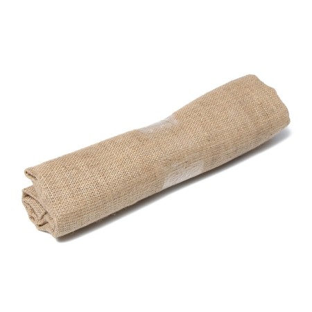 Jute bag, 45 × 90 cm, density 420 g/m², weaving 69 × 63 threads, with ties-10