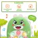 Musical toy "Funny Dino", sound, light, color light green