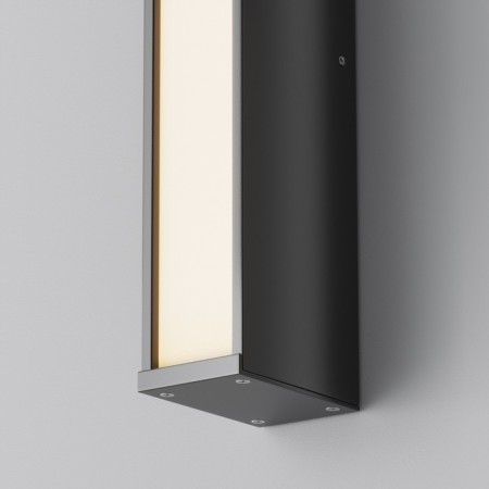 Bra Outdoor O571WL-L20B3K, LED, 20 W, 92x58x500 mm, 800 lm, 3000k, 2835, black-3