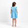 Baby dress with ruffles KAFTAN "Muslin", p. 34 (122-128 cm) blue