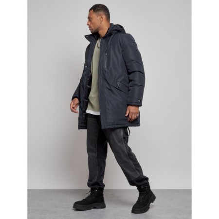 Lengered male winter, size 56, dark blue color-1